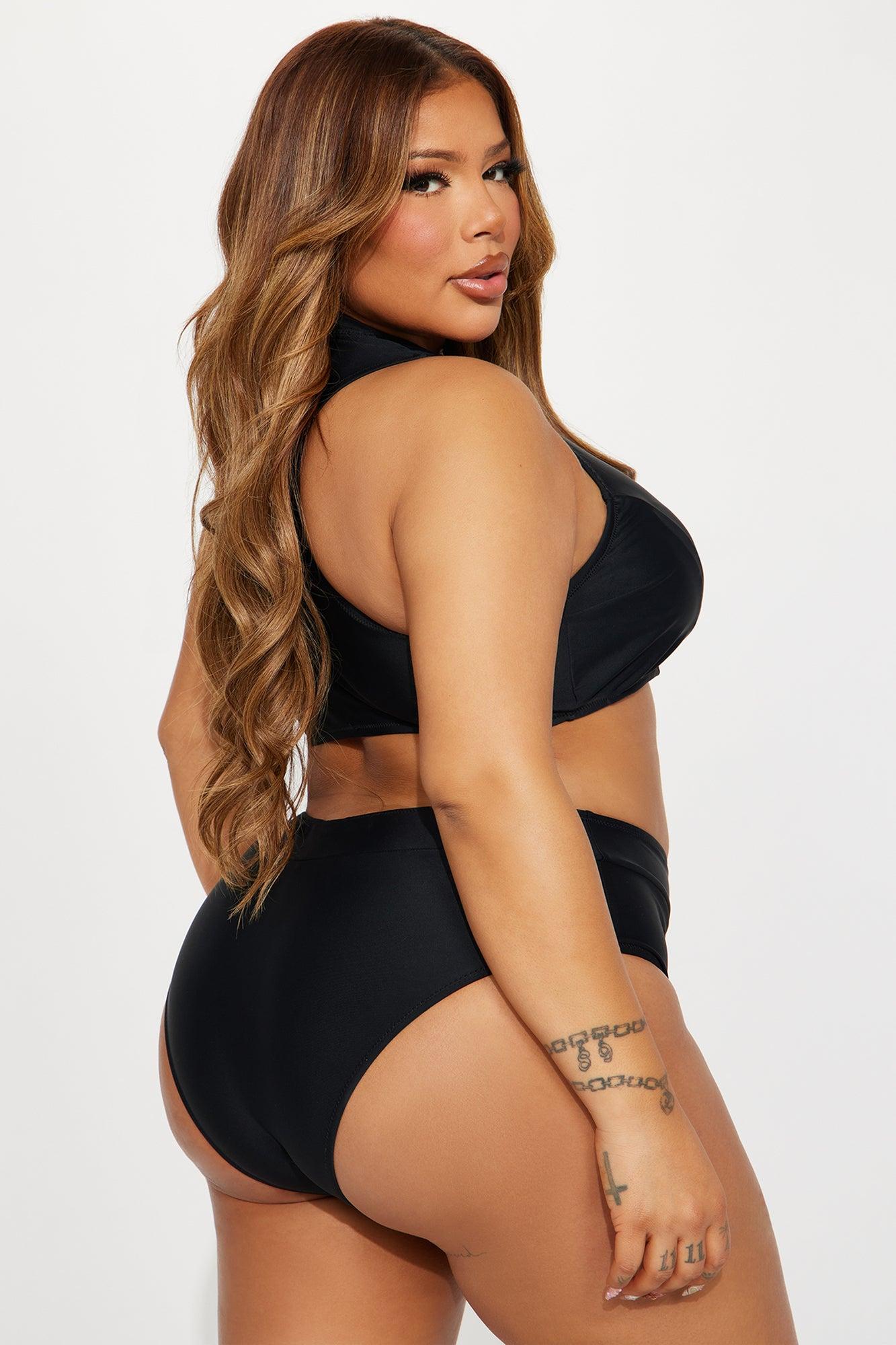 Water Sports II Tank Bikini - Black Product Image