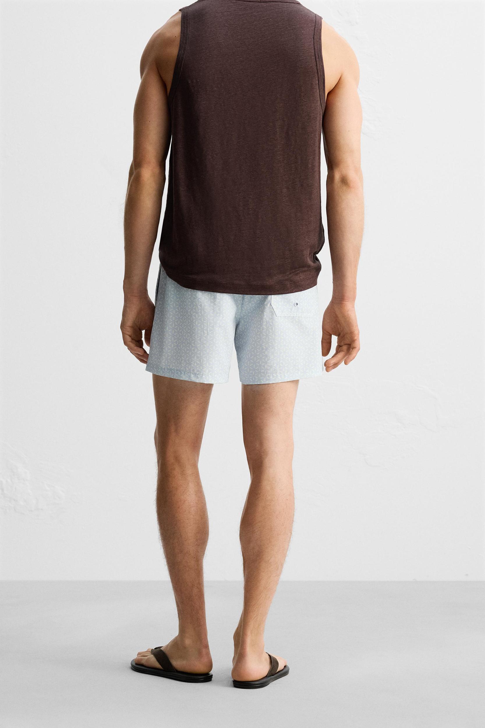 PRINTED MID-LENGTH SWIMSUIT Product Image