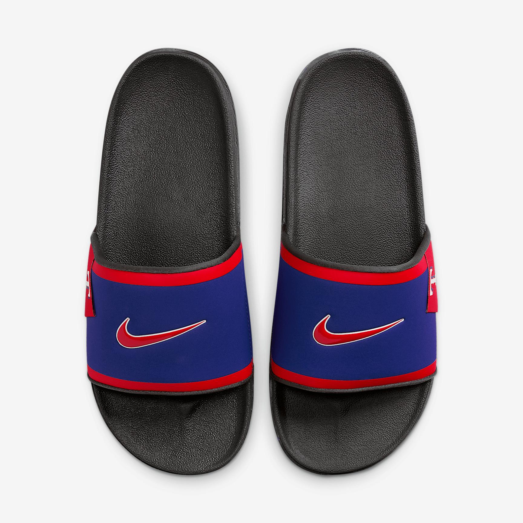 Nike Mens Offcourt (Texas Rangers) Offcourt Slides | FN4456-400 Product Image