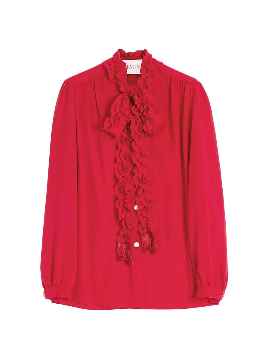 Womens Crepe De Chine Shirt Product Image