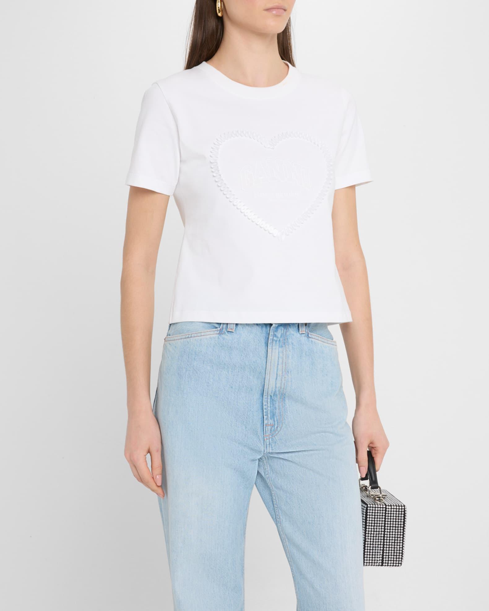 Heavy Cotton Heart T-Shirt Product Image