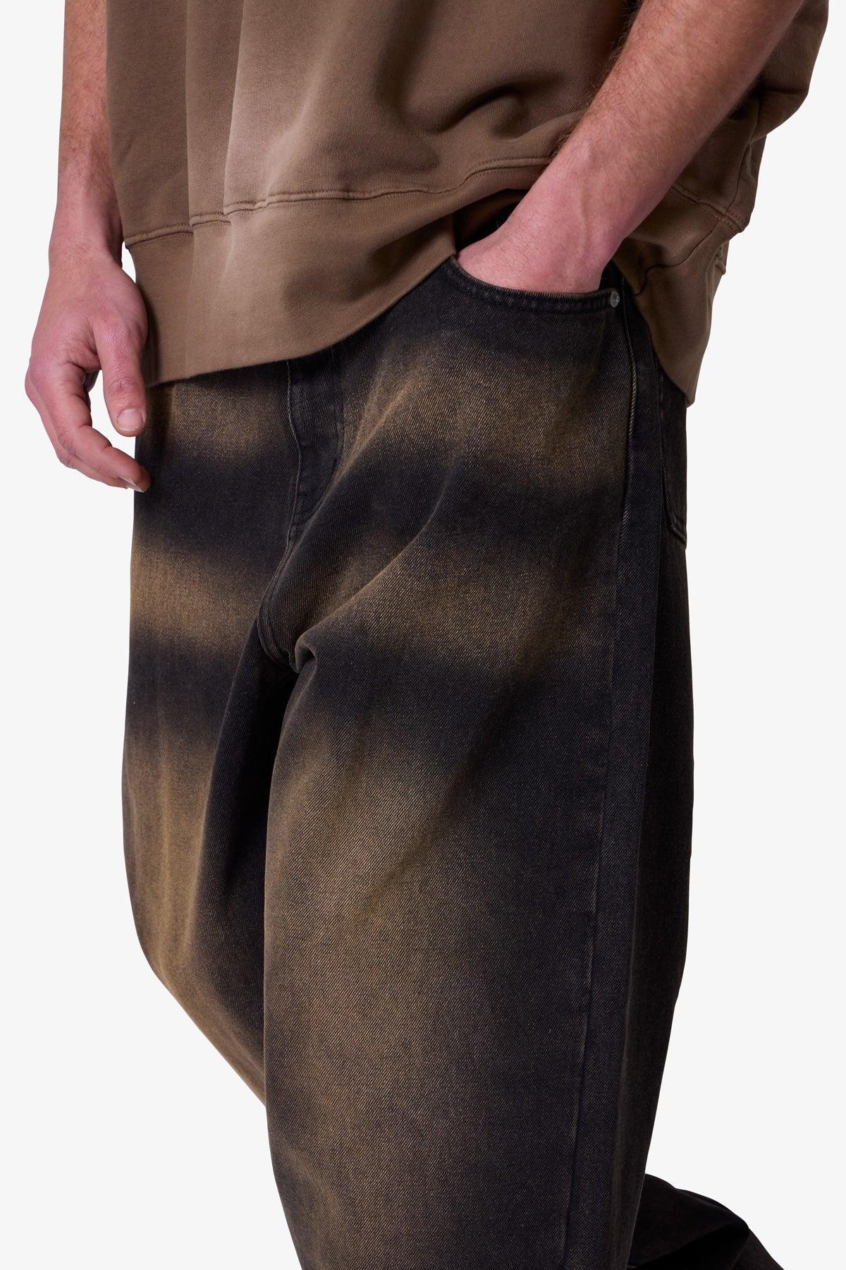 Ultra Baggy Dried Denim - Washed Black Product Image