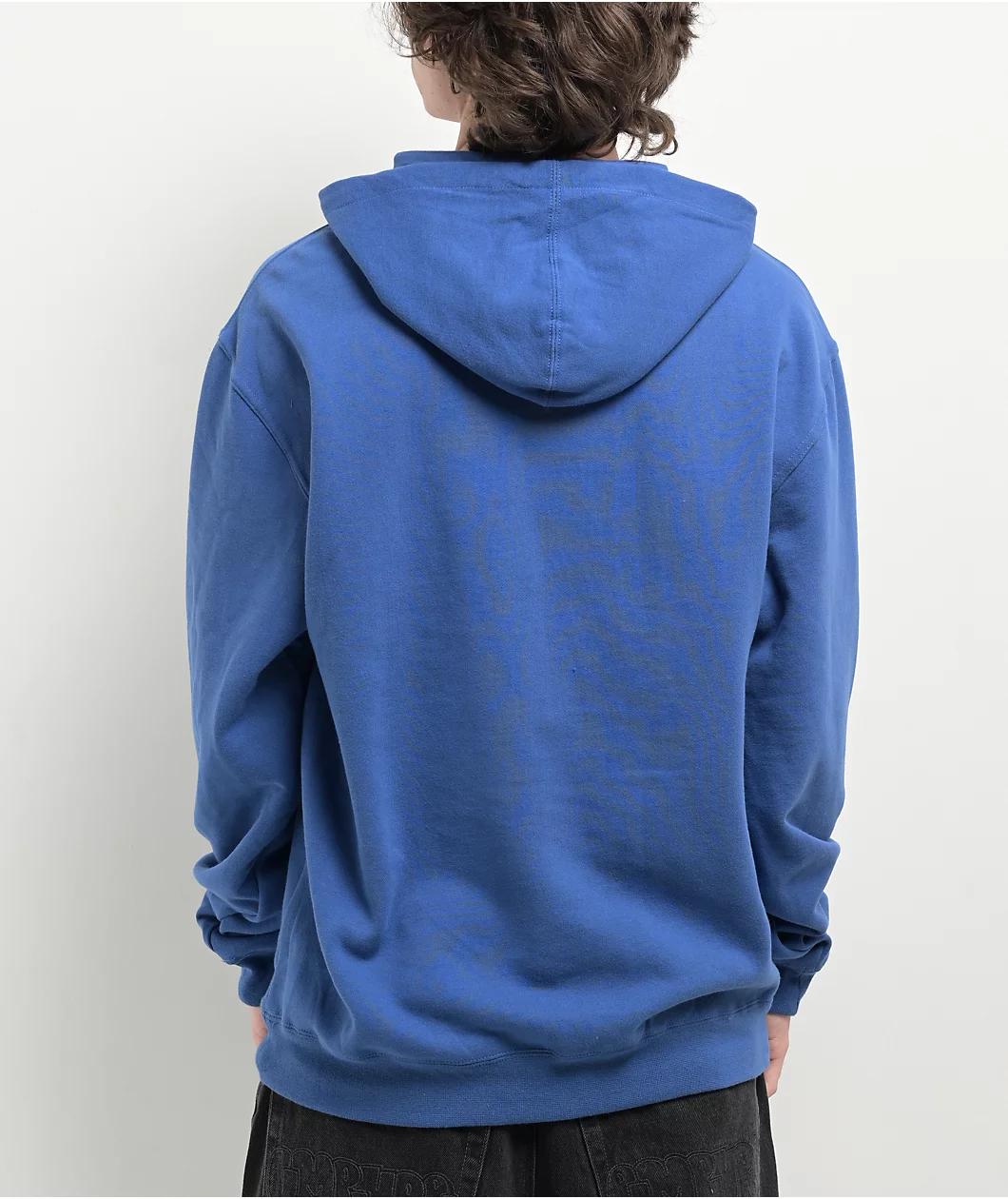 Adam Bomb Mean Bomb Blue Hoodie Product Image