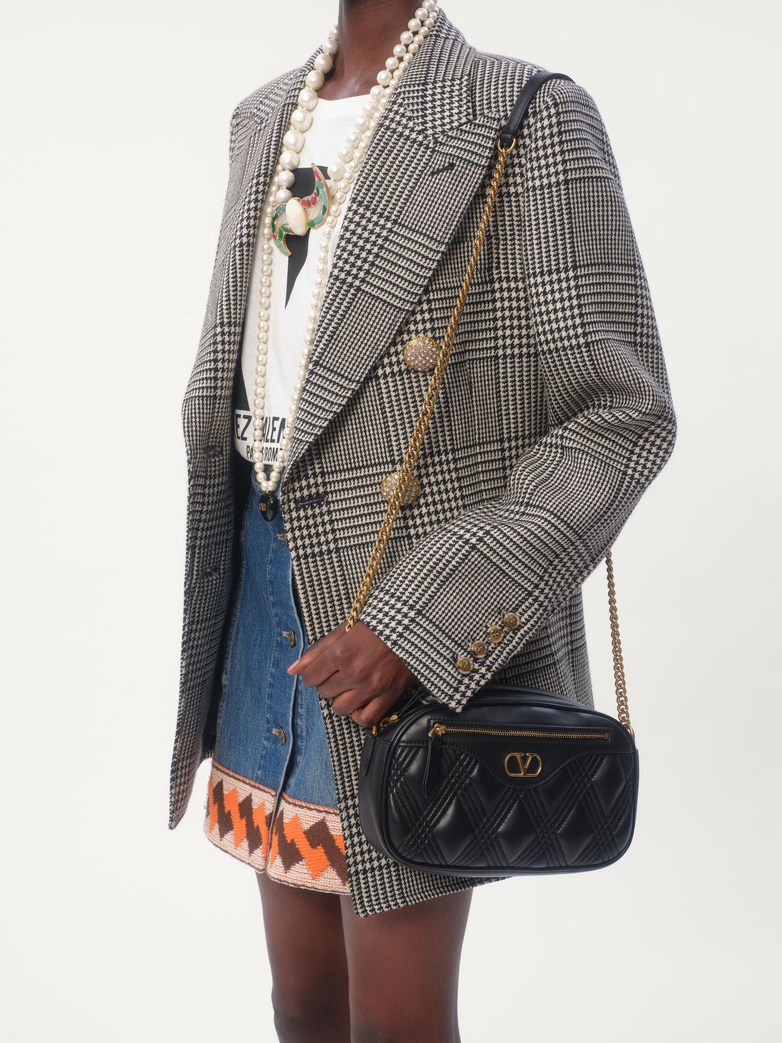 Valentino Garavani Quiltie 67 Medium Shoulder Bag In Quilted Nappa Leather Product Image