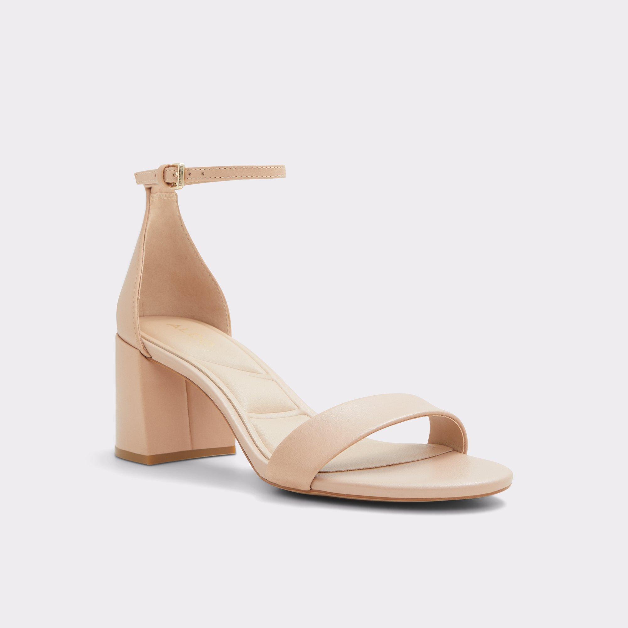 Pristine Bone Leather Smooth Women's Strappy sandals | ALDO US Product Image