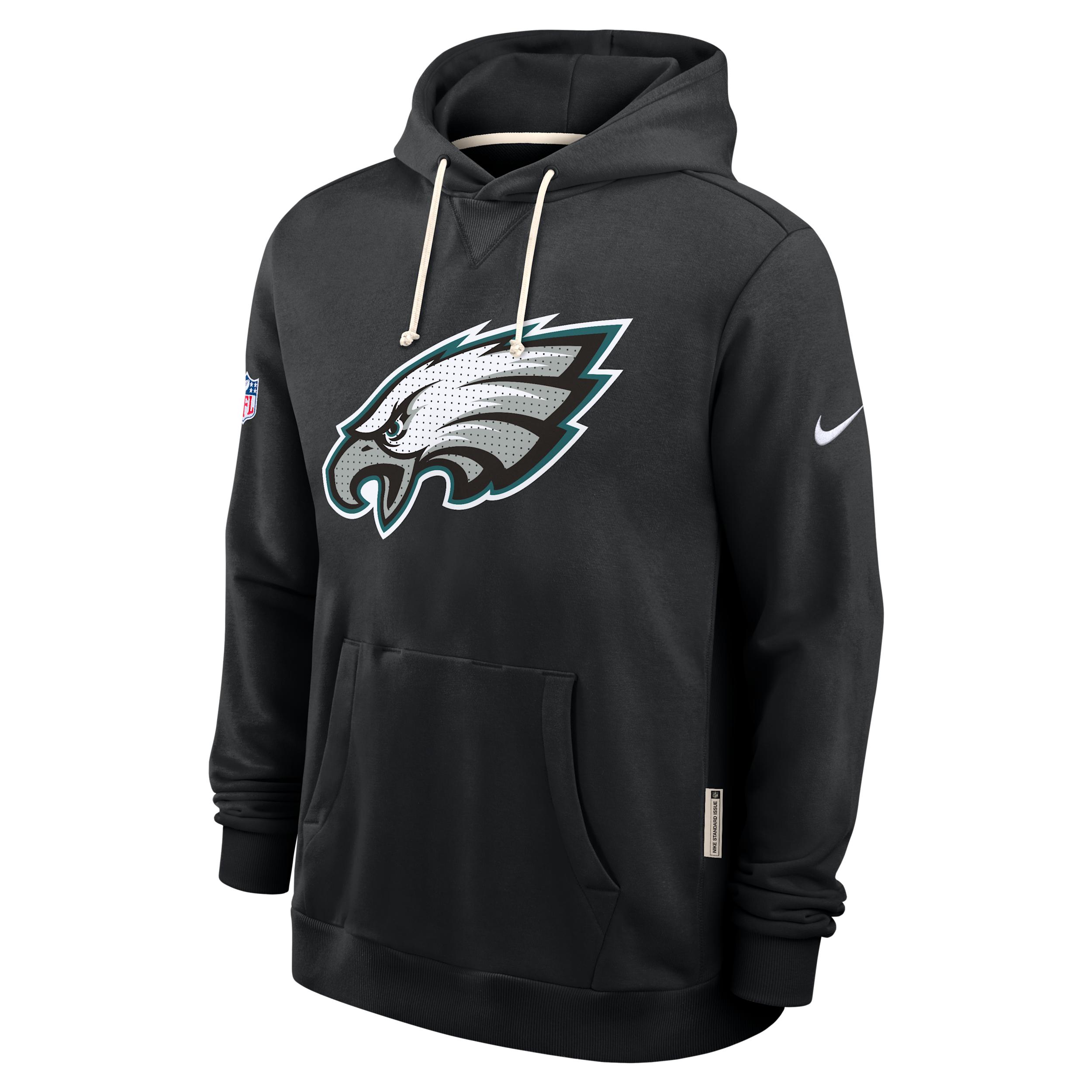 Philadelphia Eagles Initial Home Sideline Nike Mens Dri-FIT NFL Pullover Hoodie | 03AZ00A86-A0M Product Image