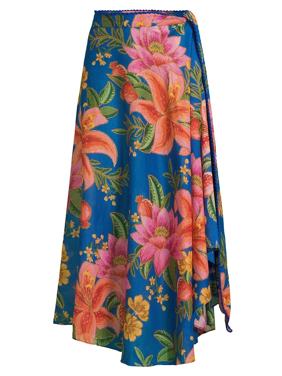 Womens Summer Fruit Cover-Up Midi-Skirt Product Image