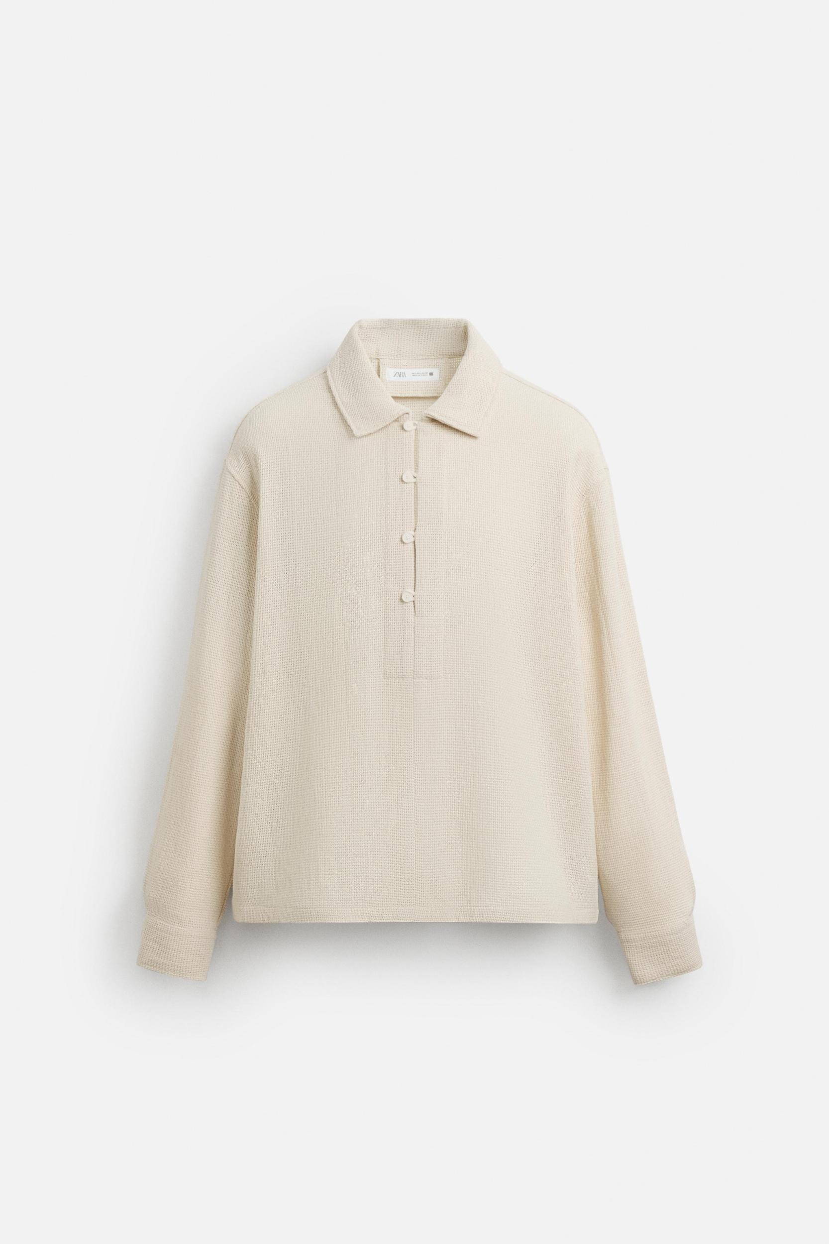 TEXTURED POLO SHIRT Product Image