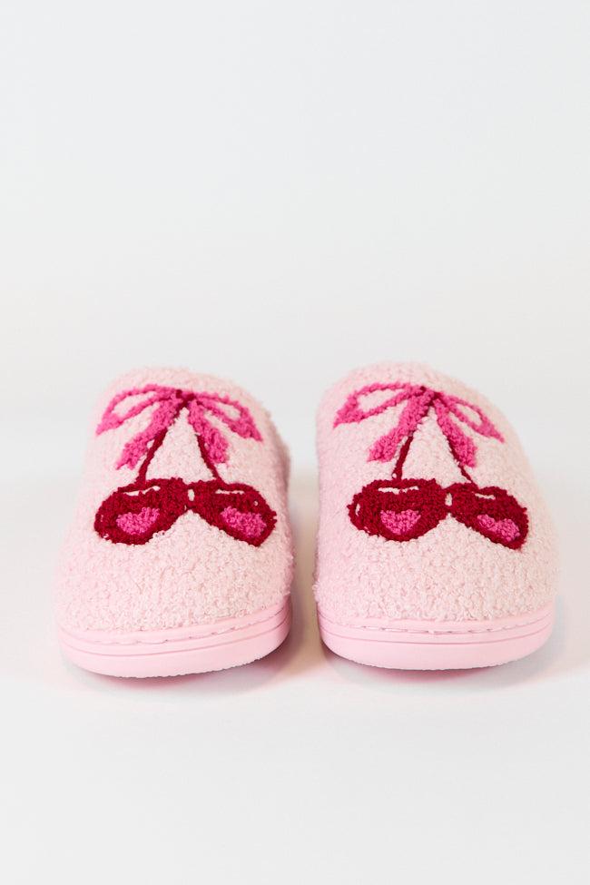 Cherry Bow Slippers  FINAL SALE Product Image