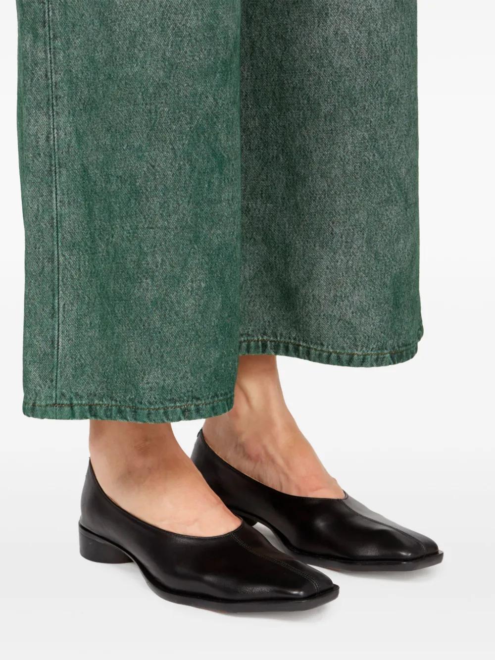 square-toe ballerina shoes  Product Image