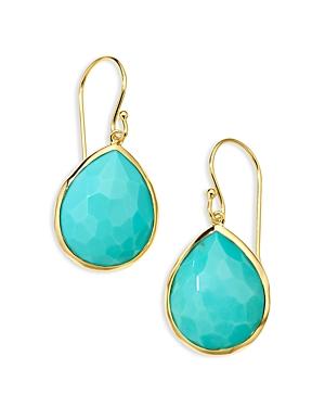 Womens Rock Candy 18K Green Gold & Amethyst Medium Teardrop Earrings Product Image