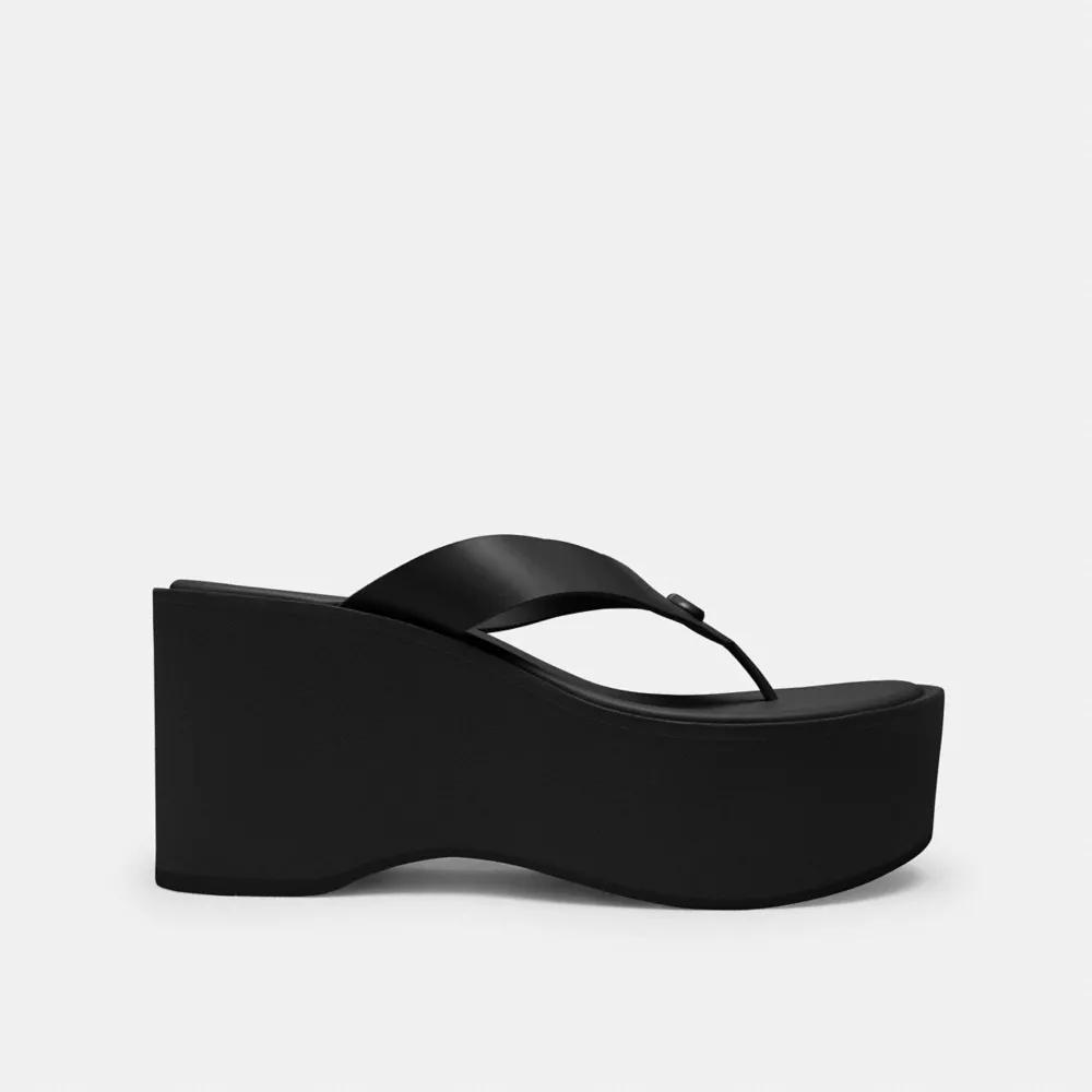 Sculpted C Platform Flip Flop Product Image