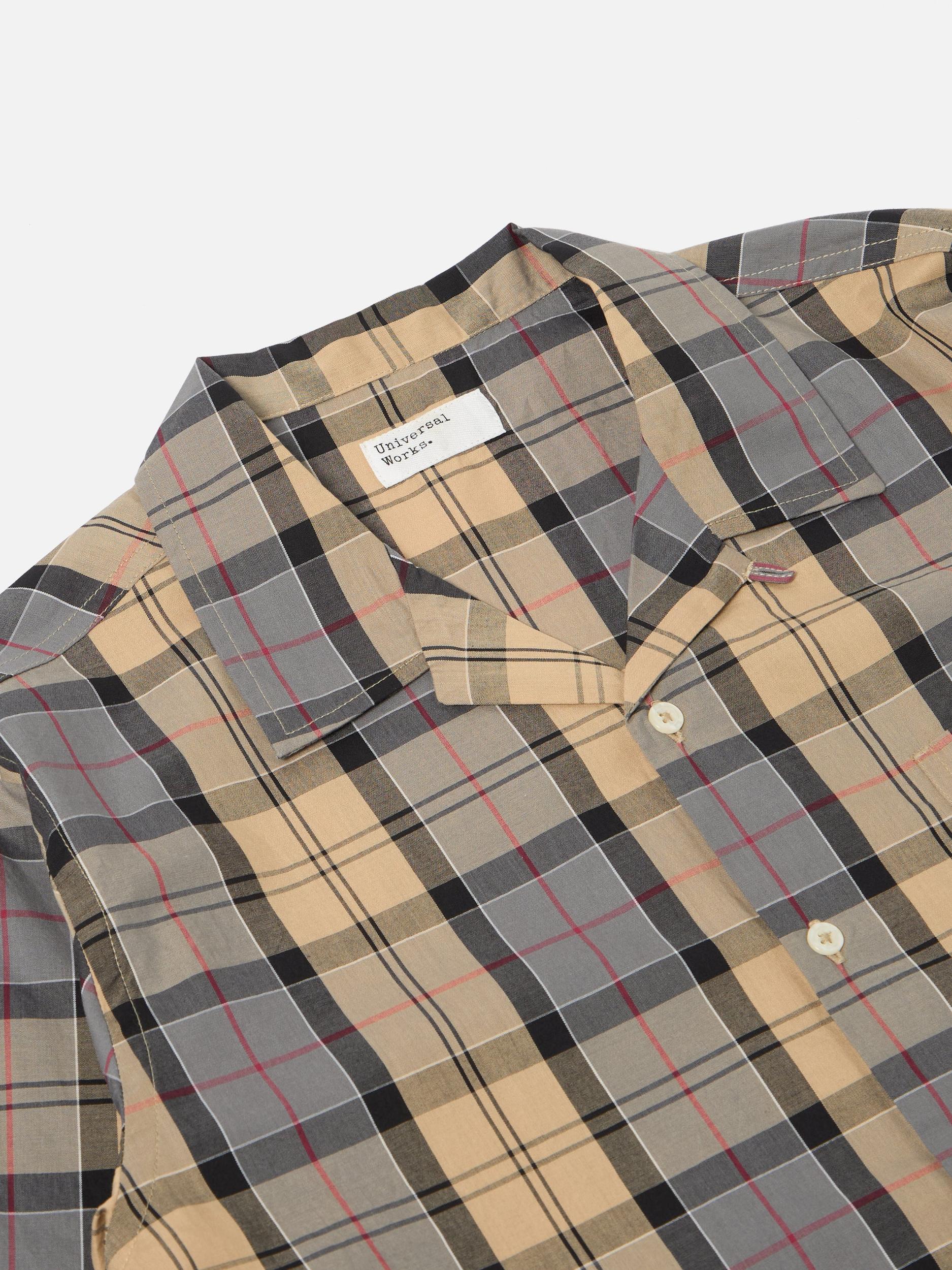 Sand Tartan Check Long Pyjama Set Product Image