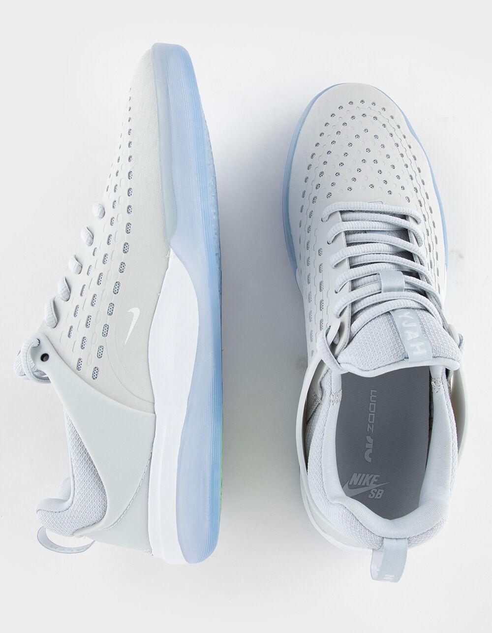NIKE SB Zoom Nyjah 3 Mens Shoes - GRAY/WHITE Product Image