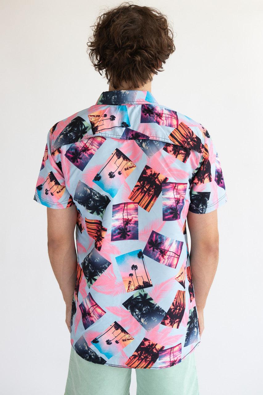 Sunset Palms Button Up Shirt Product Image