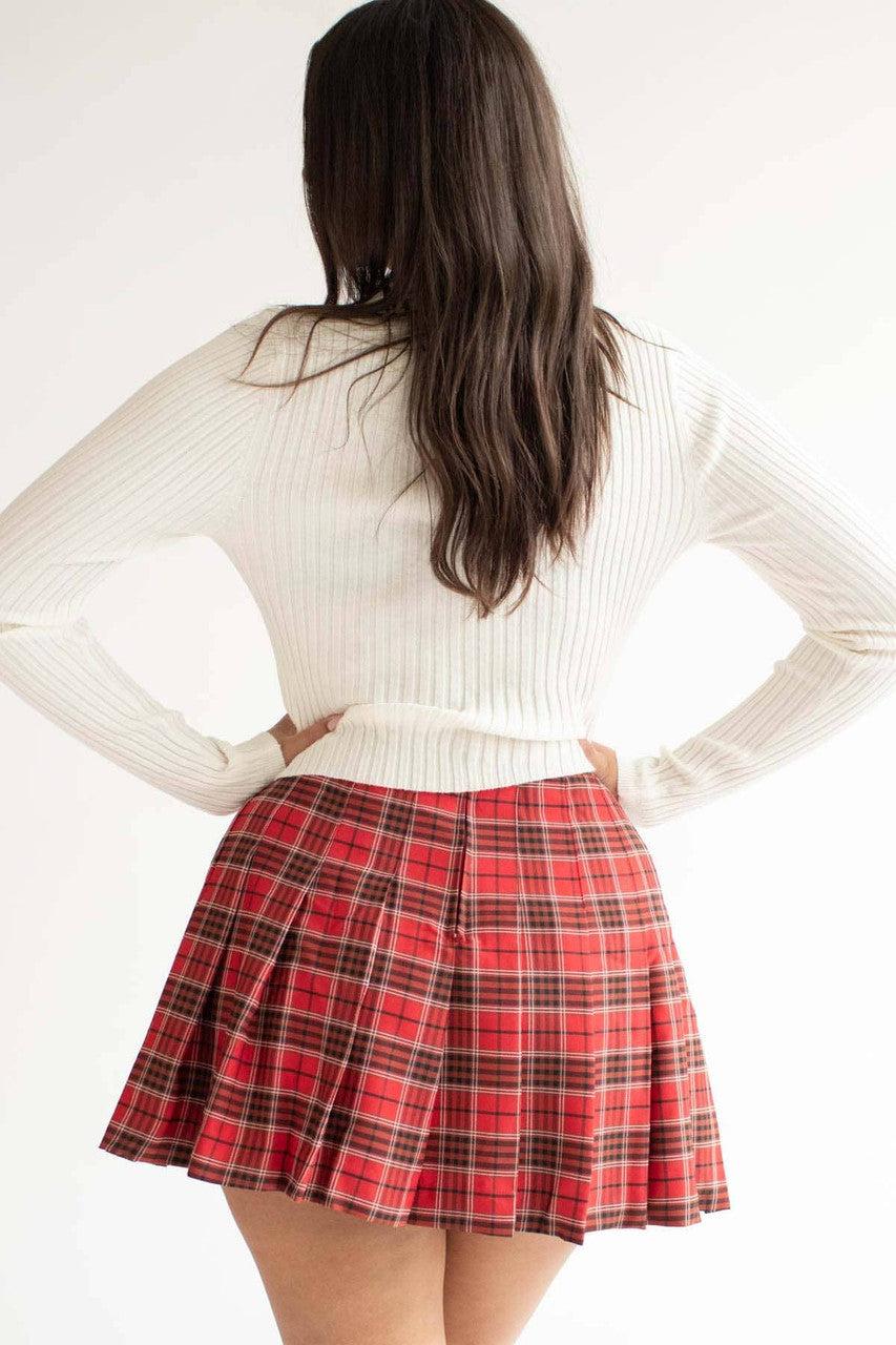 Ivory Ribbed Collared Cardigan Product Image