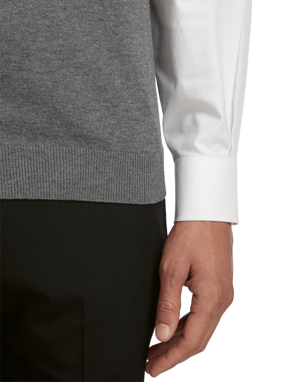 Supima Cotton Vest - Medium Grey Product Image