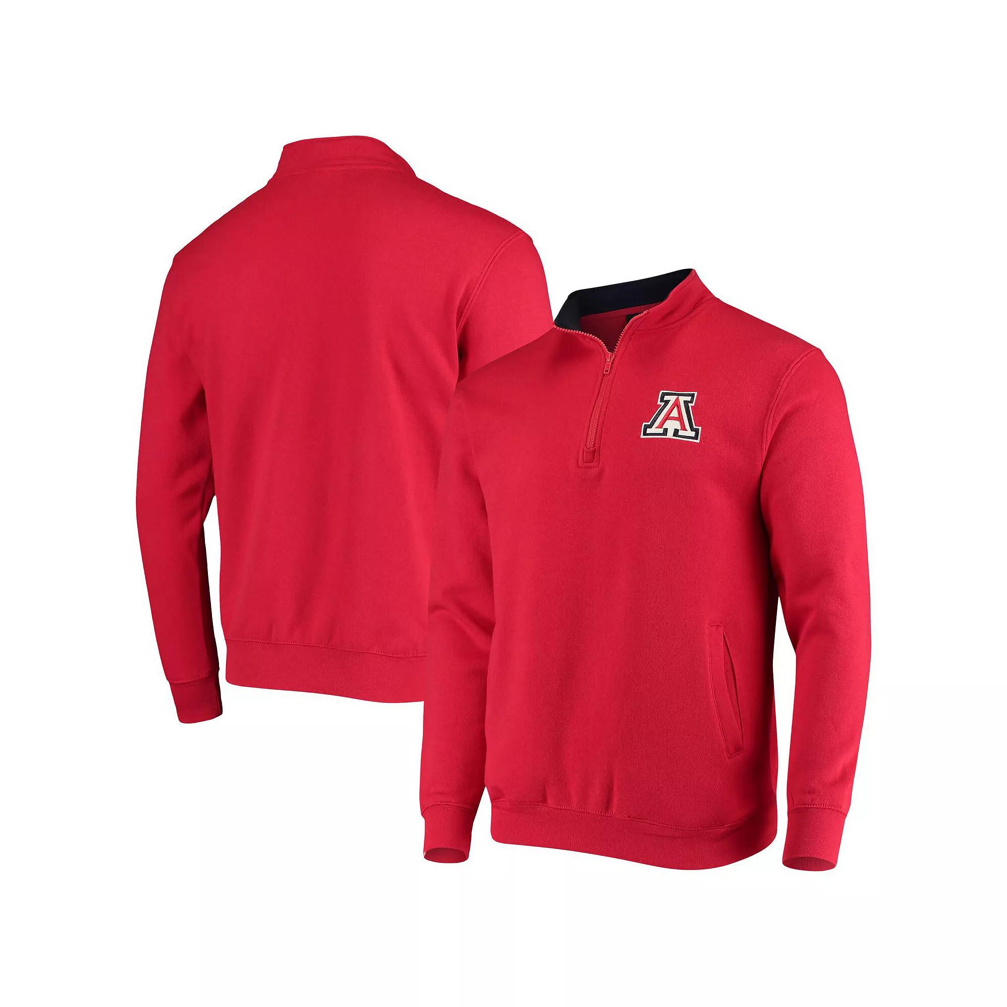 Men's Colosseum Red Arizona Wildcats Tortugas Logo Quarter-Zip Jacket,  Product Image