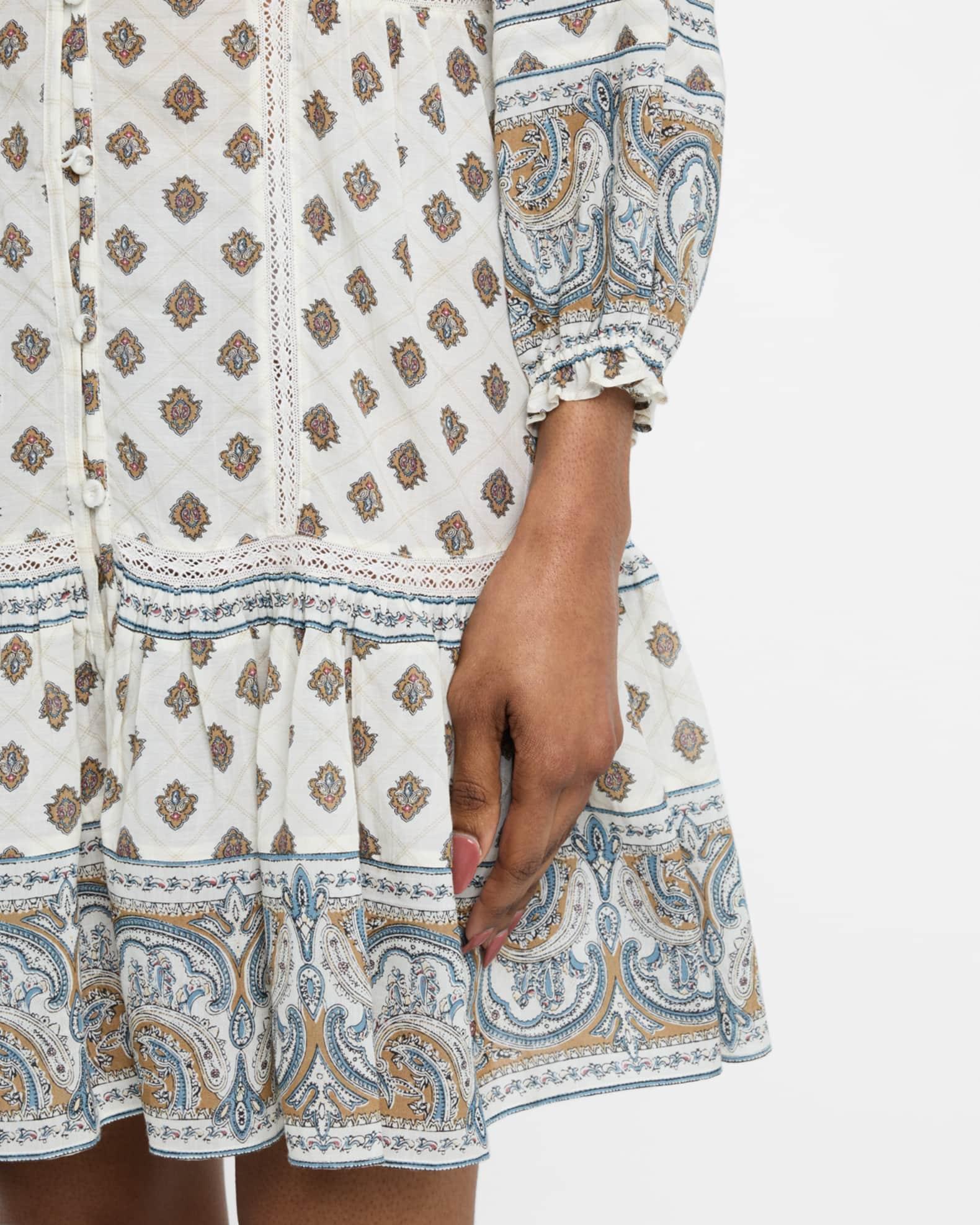 Belissa Long-Sleeve Mini Dress Product Image