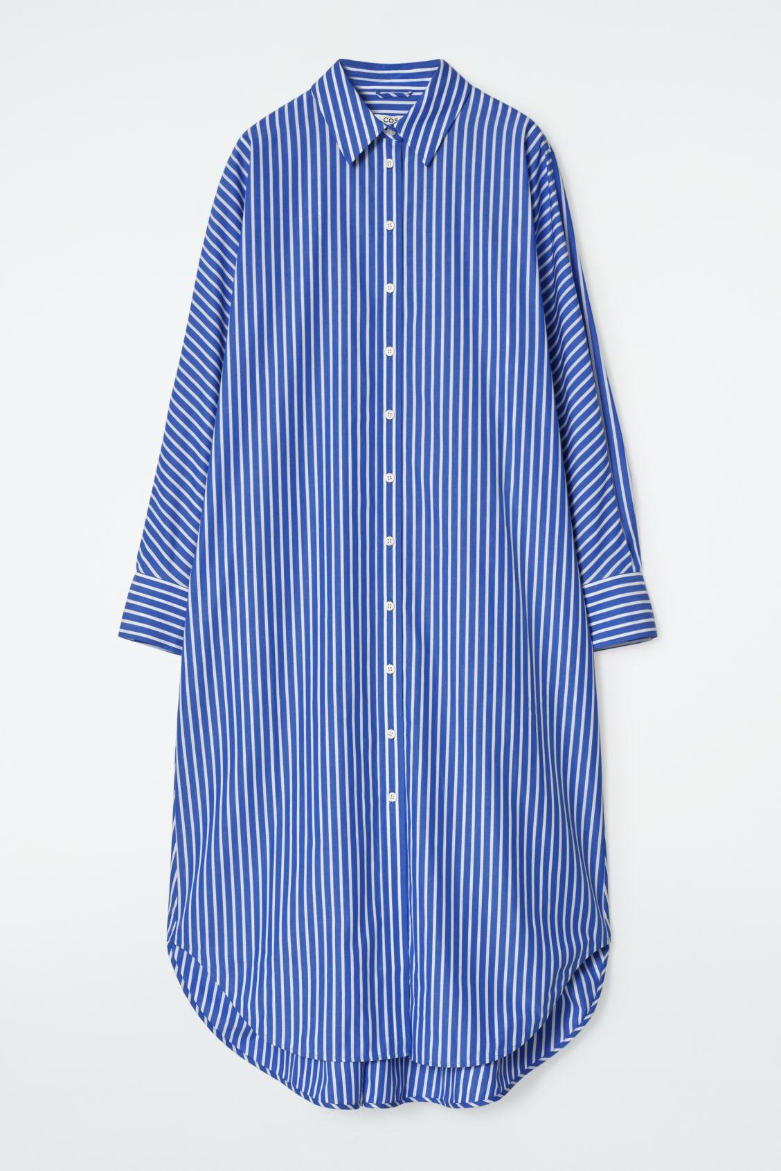 RELAXED COTTON SHIRT DRESS Product Image