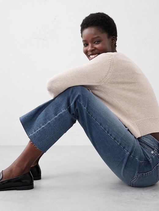 Kick Flare High-Rise Cropped Jean Product Image