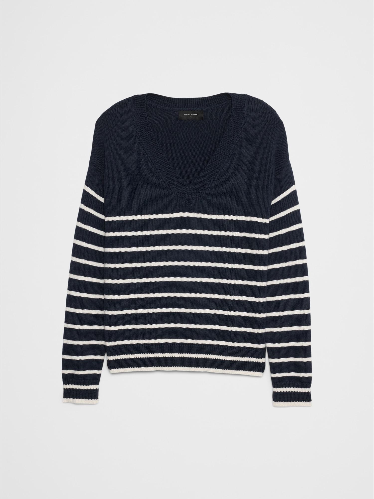 V-Neck Pullover Sweater Product Image