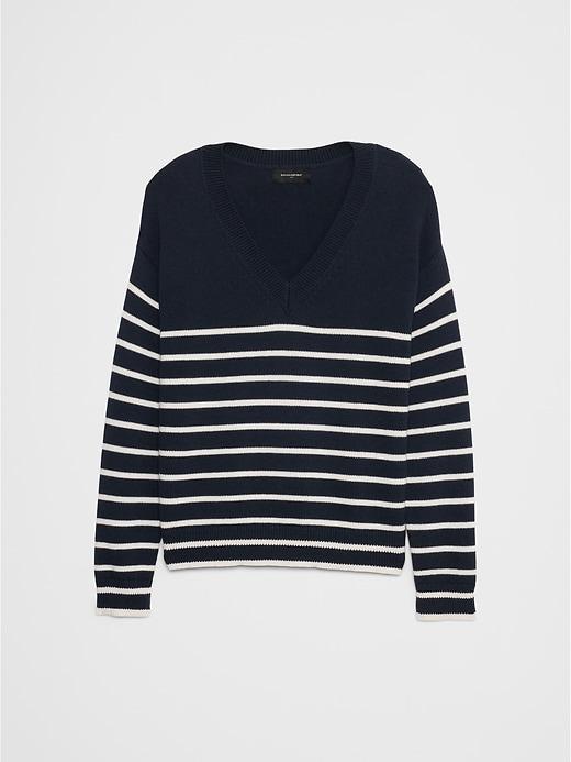 V-Neck Pullover Sweater Product Image