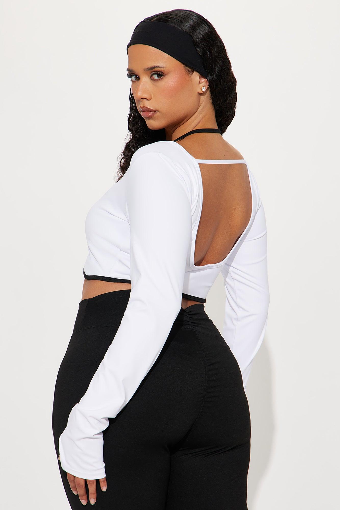 Tennis Club Twofer Active Top - White Product Image