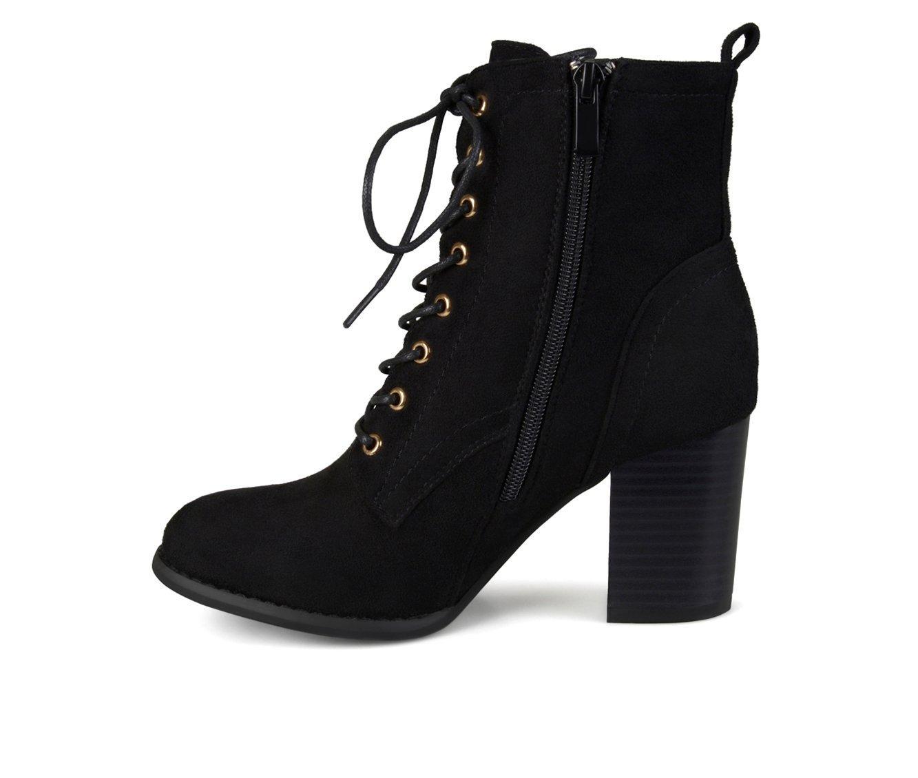 Women's Journee Collection Baylor Lace-Up Booties Product Image