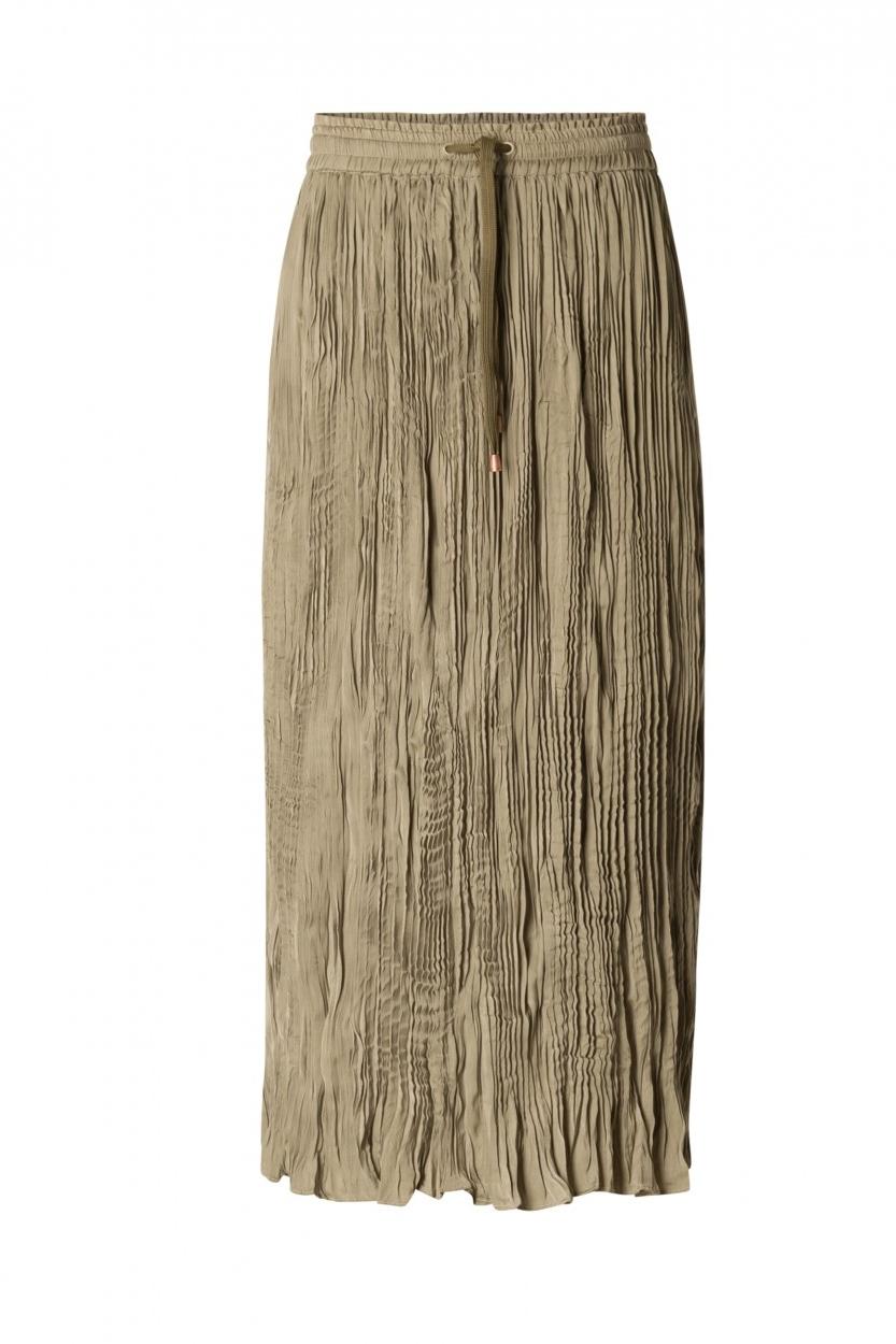 Elastic waist long skirt Product Image