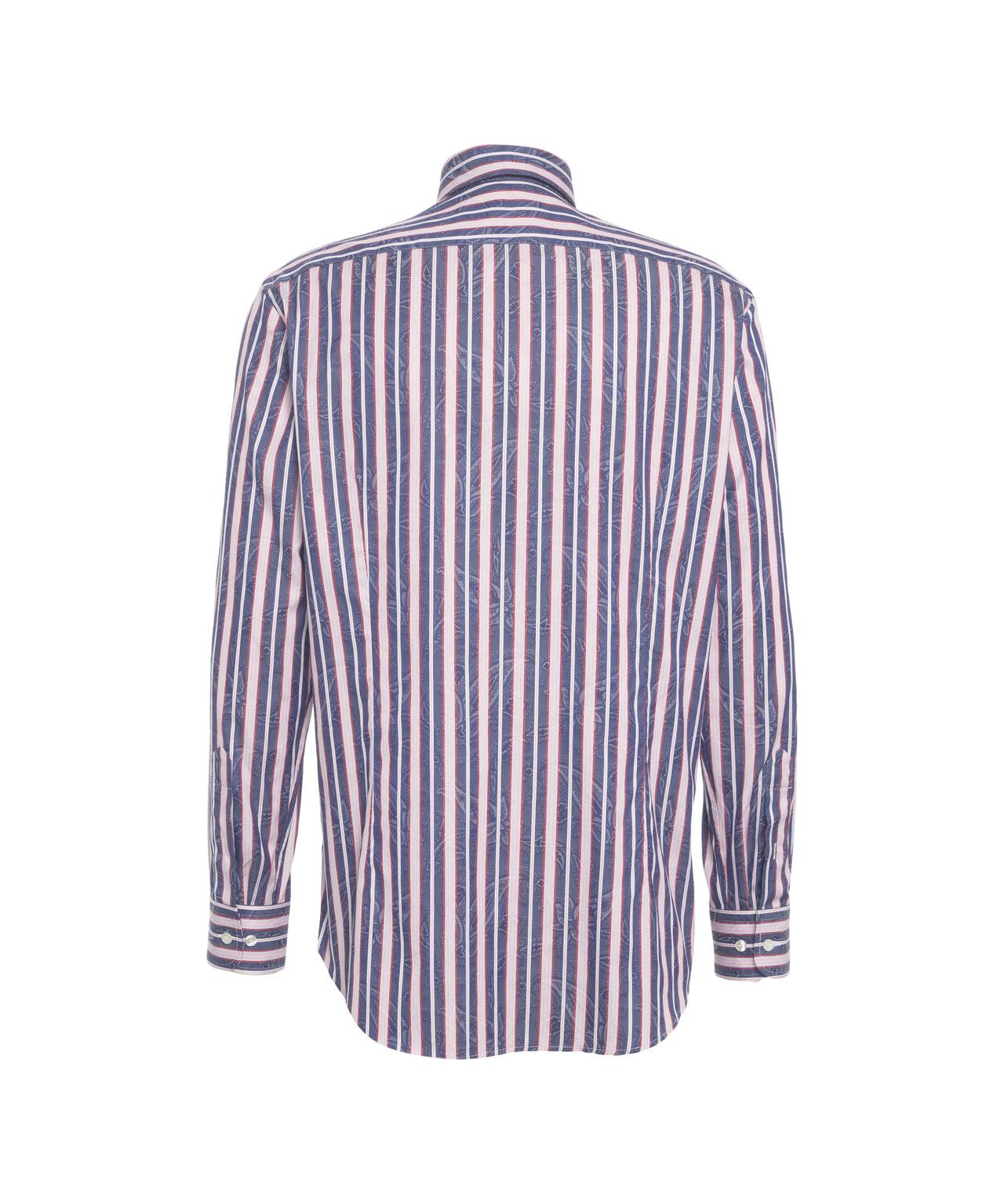 Striped shirt with logo embroidery Product Image