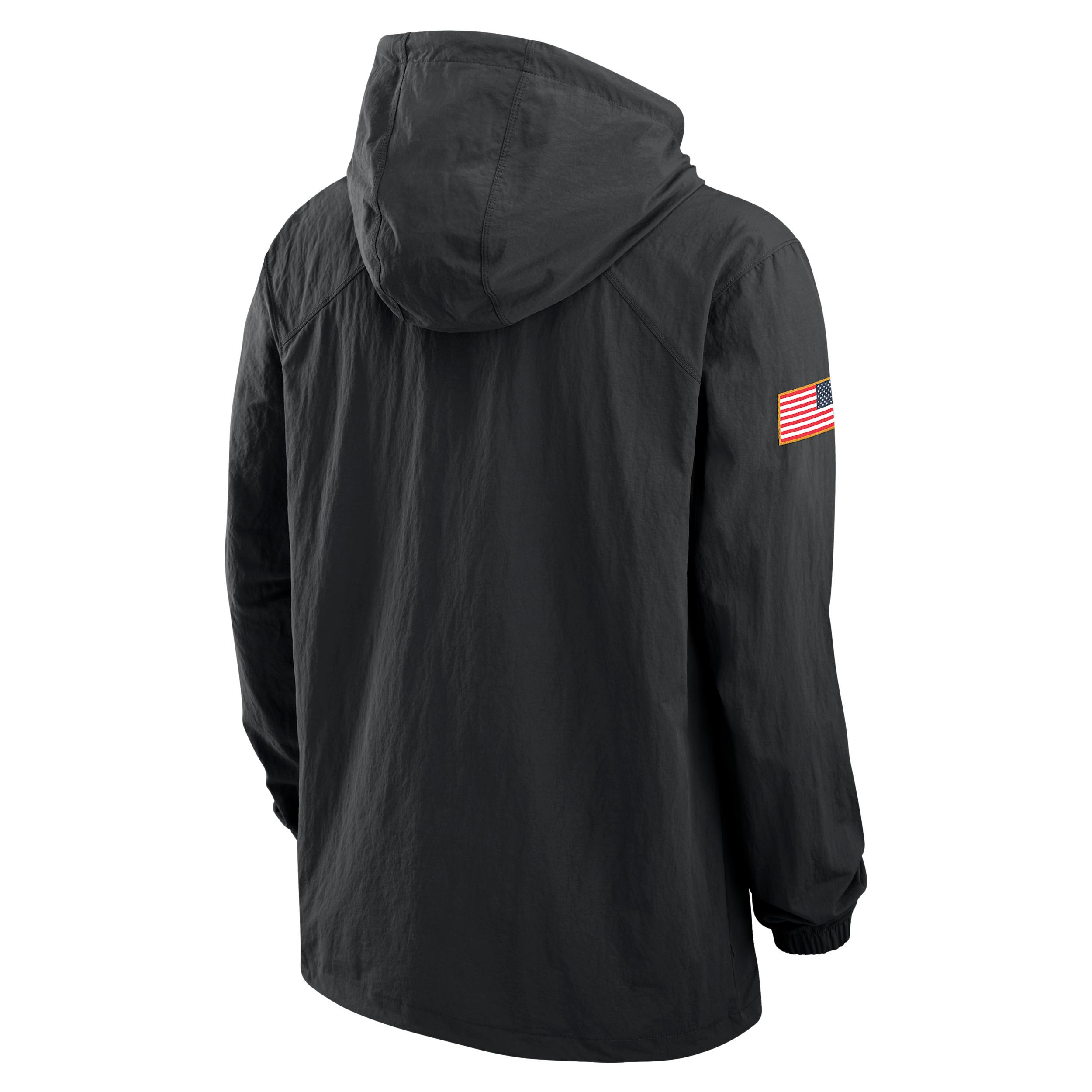 Alabama Nike Mens Full-Snap Hooded Military Jacket | 02XQ09SGABN-XZK Product Image