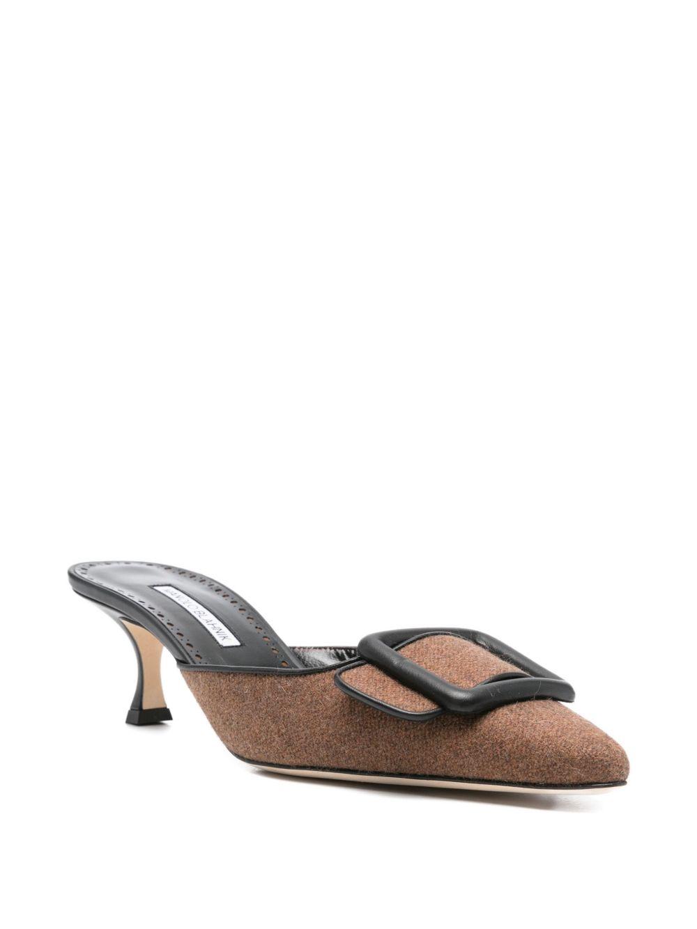 50mm Maysale buckle-detail mules Product Image