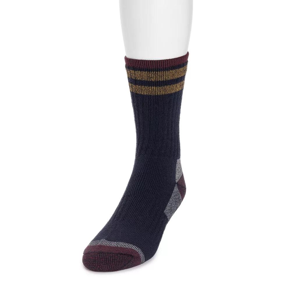 Mens MUK LUKS 8 in. Hiking Socks, Blue Product Image