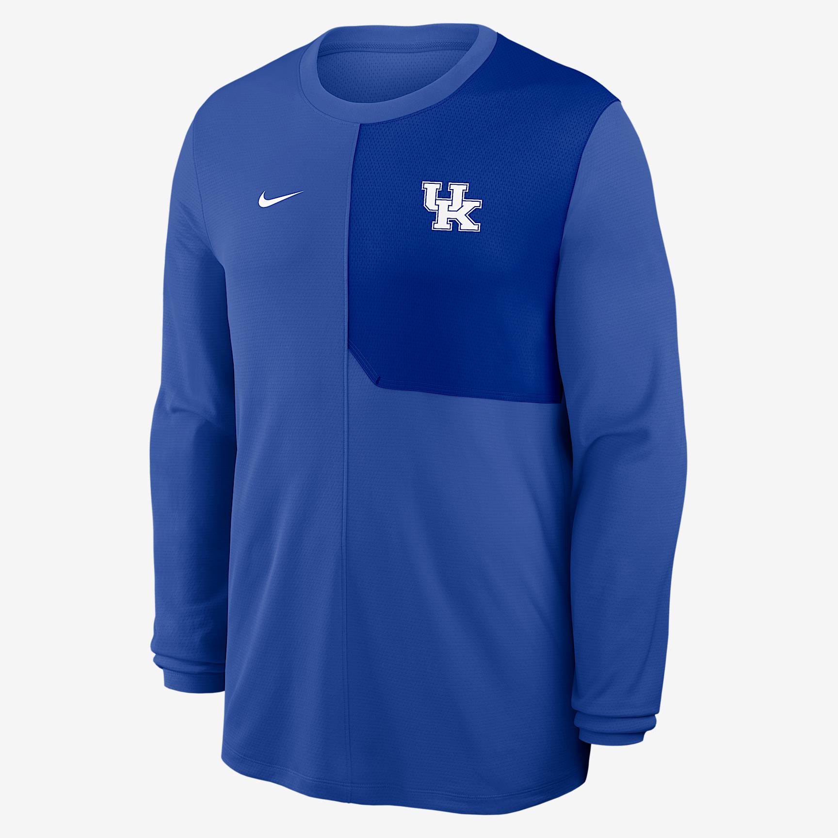 Alabama Sideline Coach Nike Mens Dri-FIT College Long-Sleeve Top | 03B10DWVABN-2QD Product Image