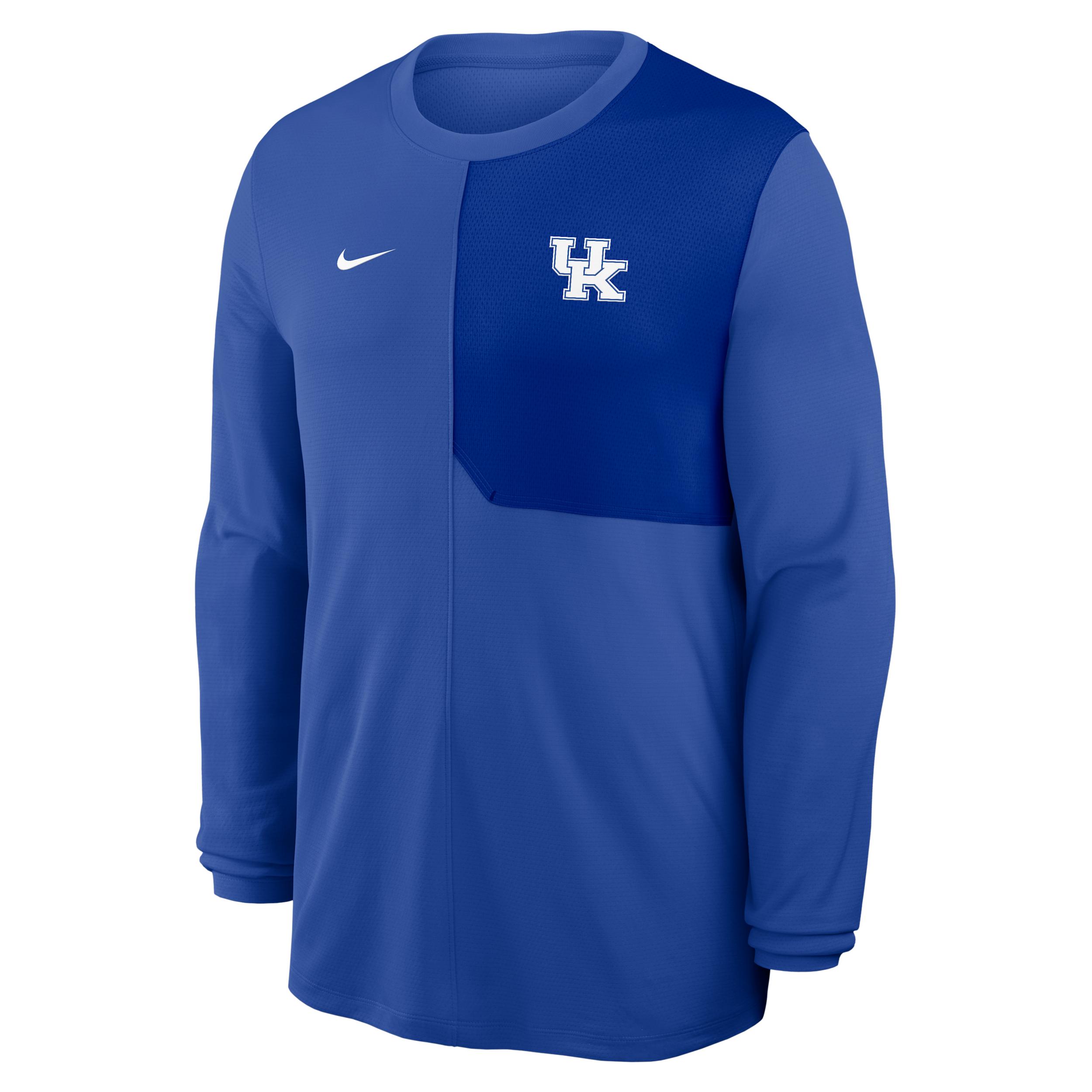 Alabama Sideline Coach Nike Mens Dri-FIT College Long-Sleeve Top | 03B10DWVABN-2QD Product Image