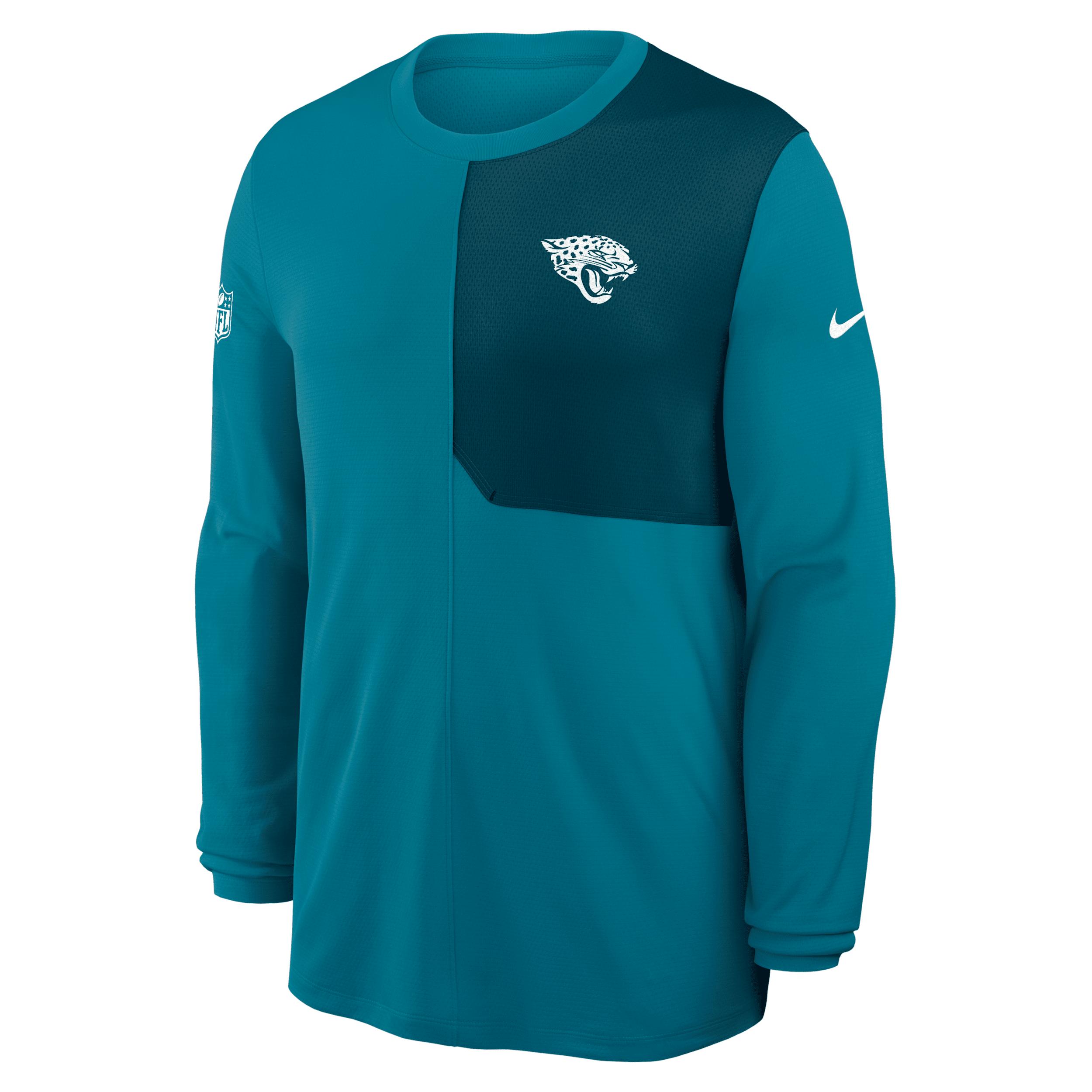 San Francisco 49ers Sideline Coach Nike Mens Dri-FIT NFL Long-Sleeve Top | 03B1166N73-81D Product Image