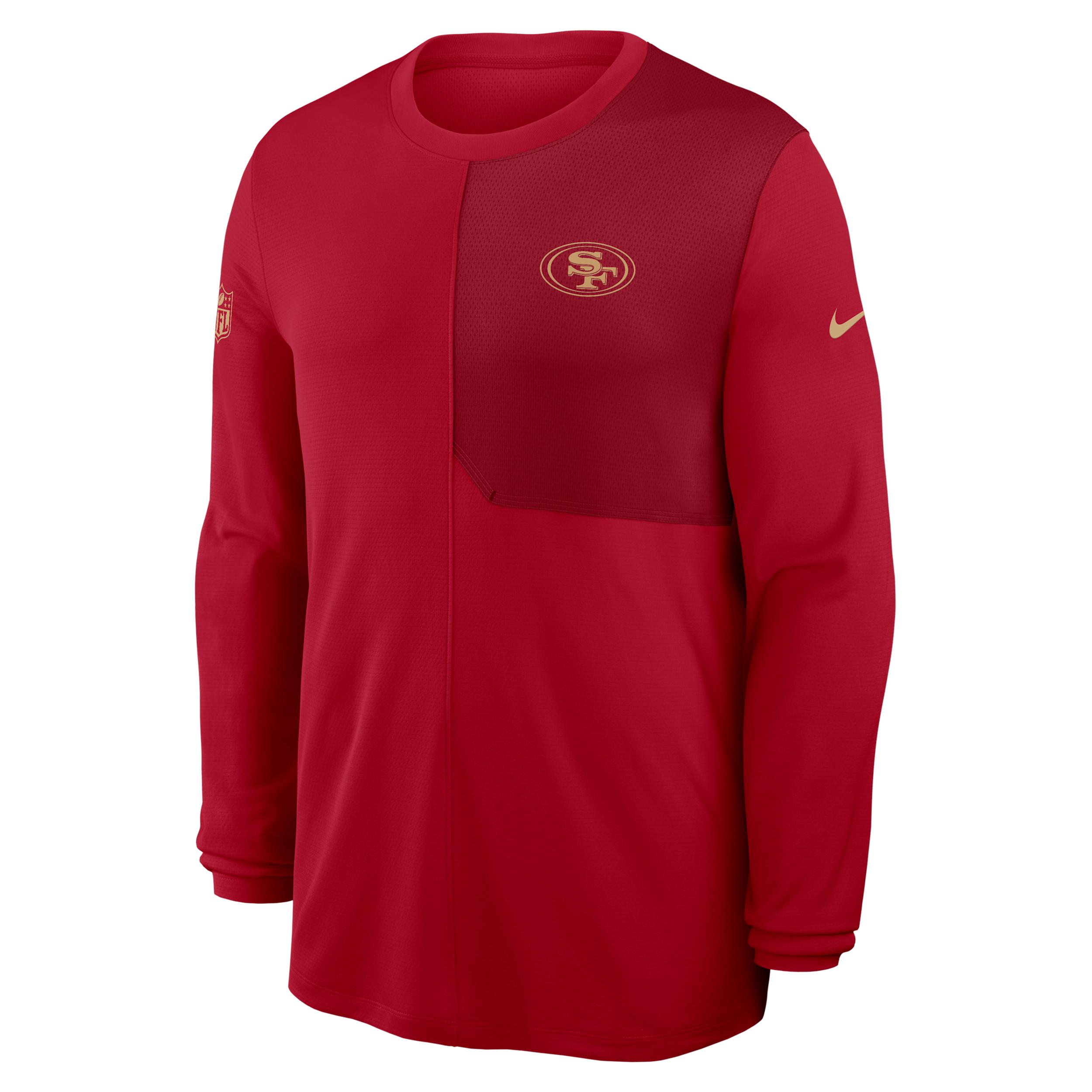 Kansas City Chiefs Sideline Coach Nike Men's Dri-FIT NFL Long-Sleeve Top Product Image
