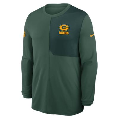 San Francisco 49ers Sideline Coach Nike Mens Dri-FIT NFL Long-Sleeve Top | 03B1166N73-81D Product Image
