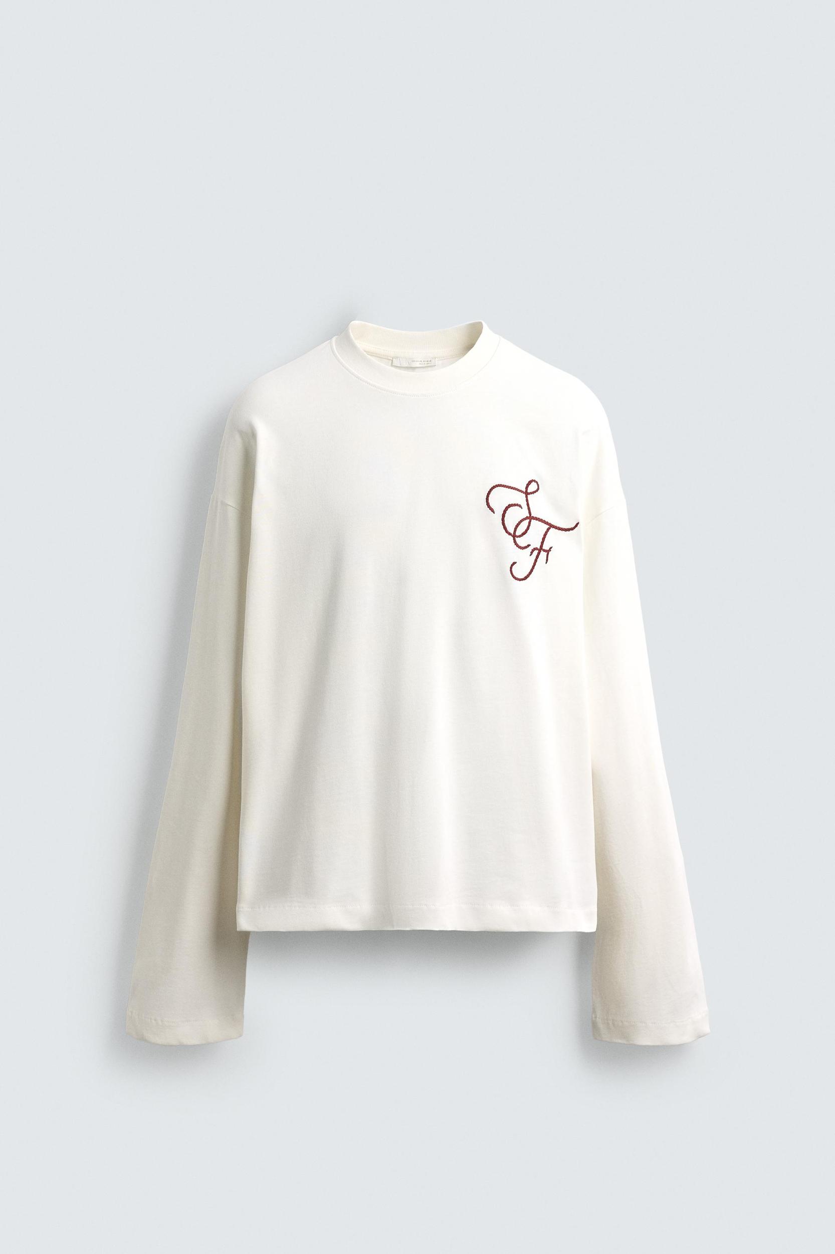 BOXY FIT EMBROIDERED T-SHIRT Product Image