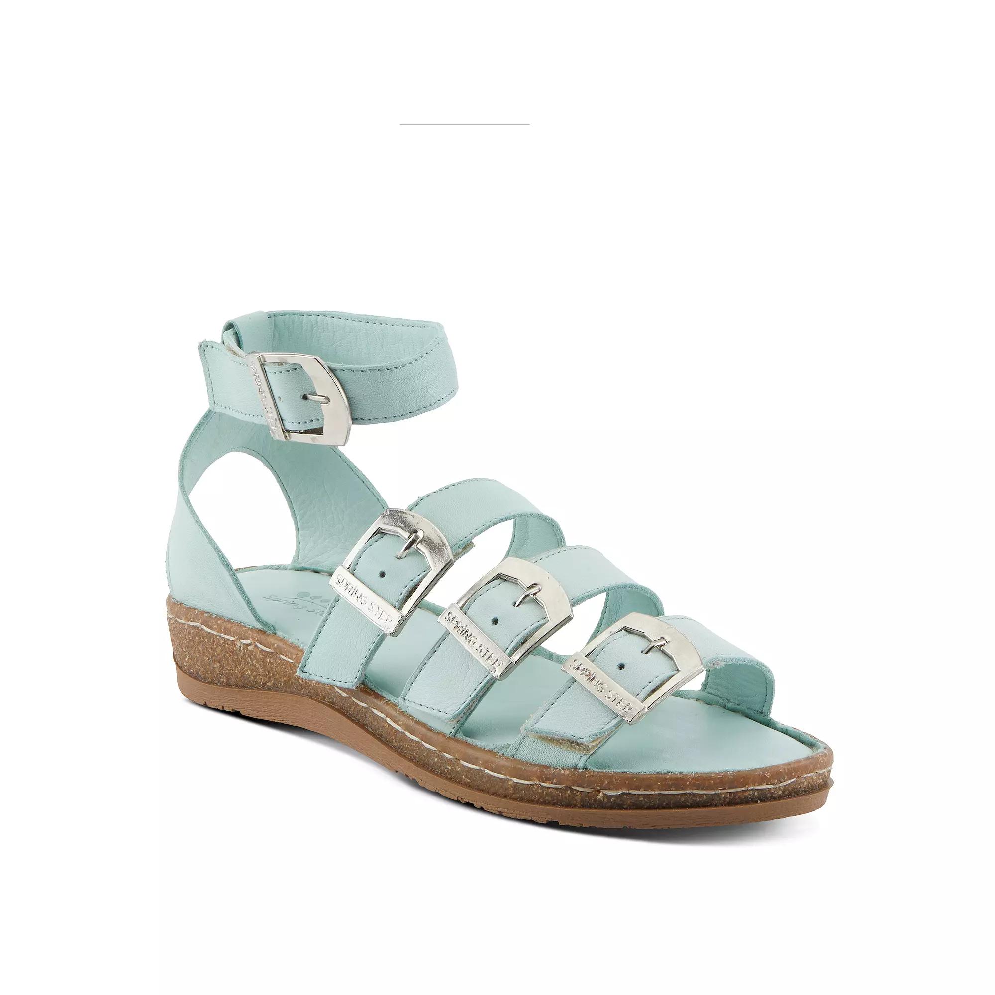 Spring Step Alexcia Women's Strappy Sandals, Size: 40, Mint Green Product Image