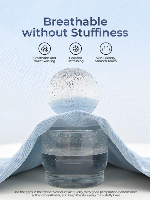 EMMIOL High Waisted 26°C/78°F Air Jeans Product Image