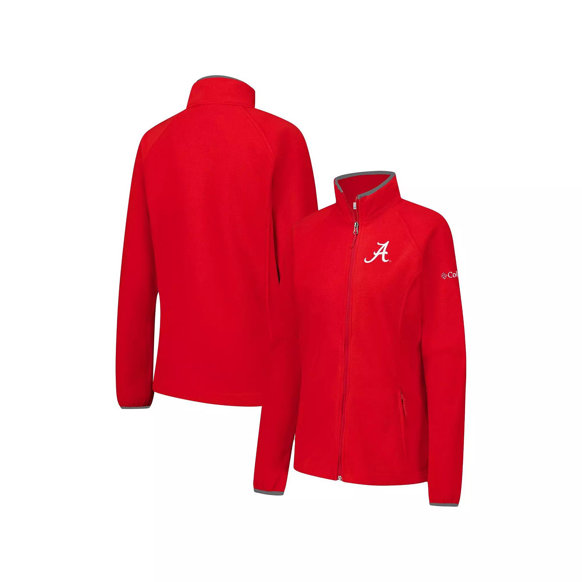 Women's Columbia  Crimson Alabama Crimson Tide Give & Go II Fleece Full-Zip Jacket, Size: Small, Red Product Image