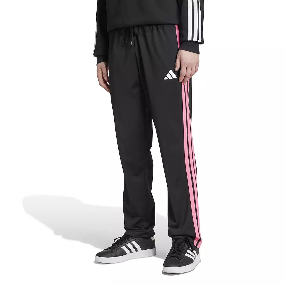 Big & Tall adidas 3-Stripes Tricot Open Hem Track Pants, Men's,  Product Image