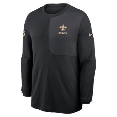 San Francisco 49ers Sideline Coach Nike Mens Dri-FIT NFL Long-Sleeve Top | 03B1166N73-81D Product Image