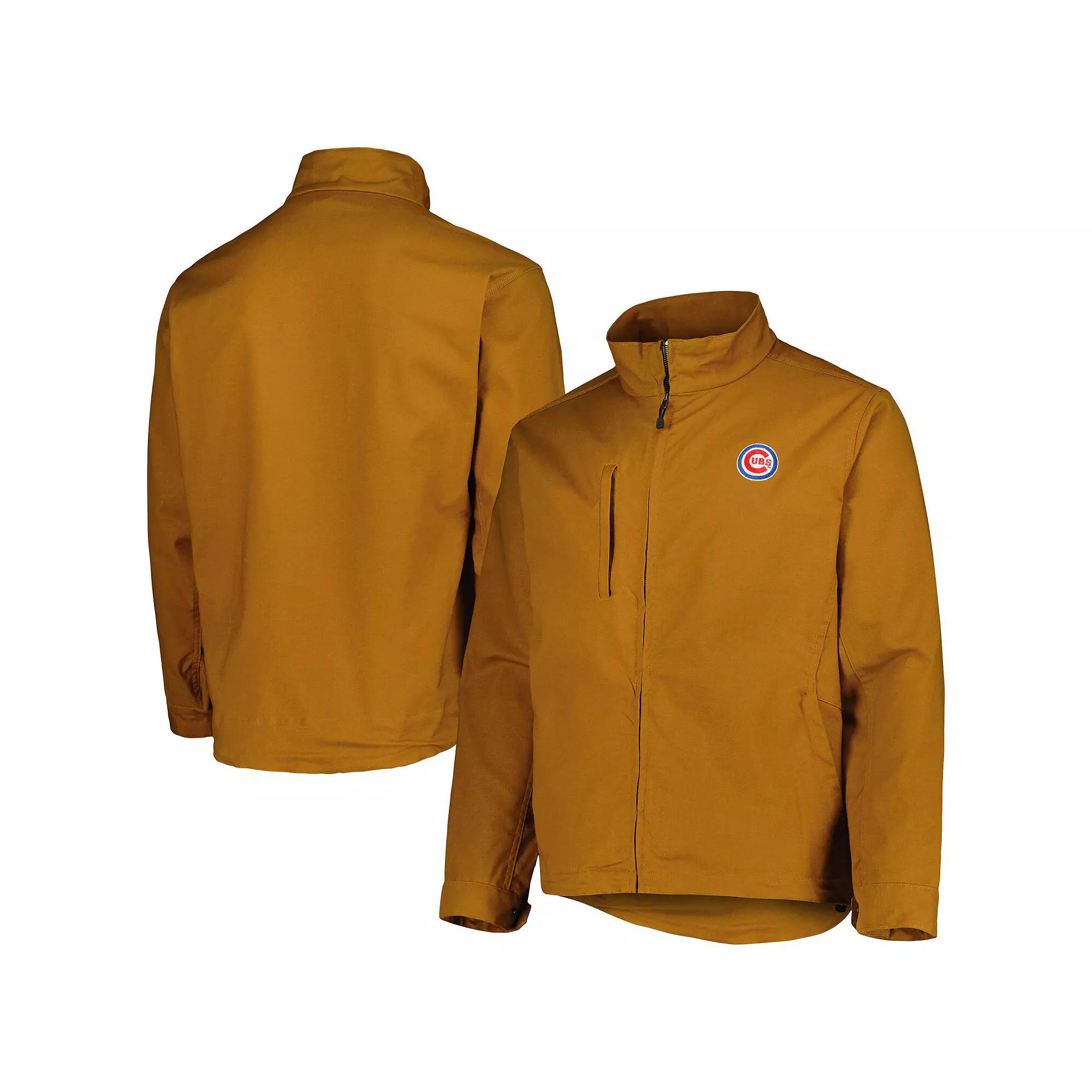 Men's Dunbrooke Tan Chicago Cubs Journey Tri-Blend Full-Zip Jacket,  Product Image