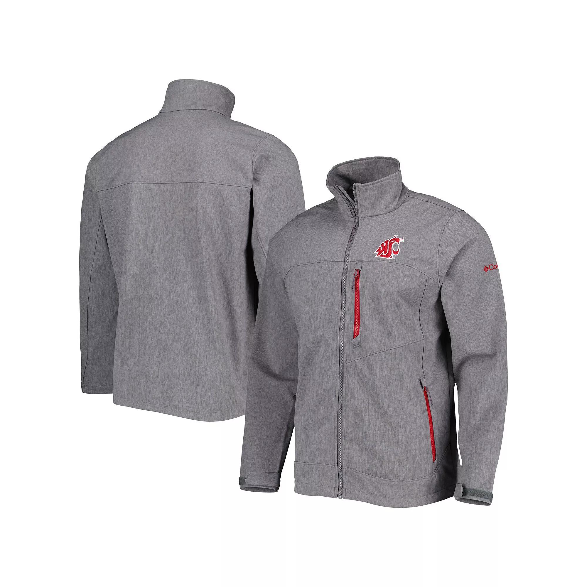 Men's Columbia Gray Washington State Cougars Ascender II Full-Zip Jacket, Size: Medium, Wsc Grey Product Image