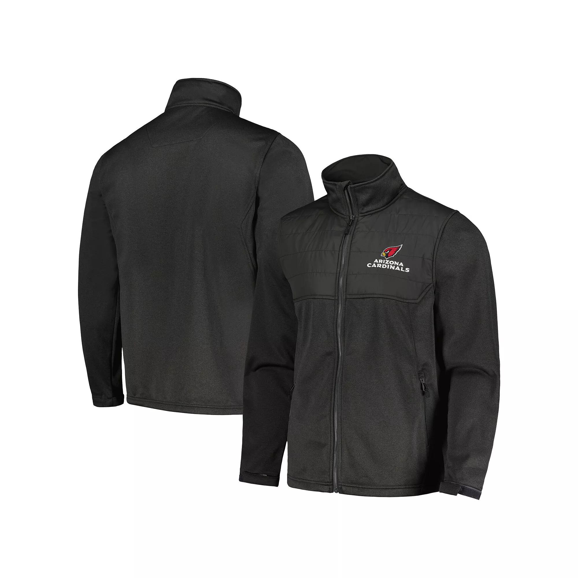 Men's Dunbrooke Heather Black Arizona Cardinals Explorer Tech Full-Zip Jacket,  Product Image