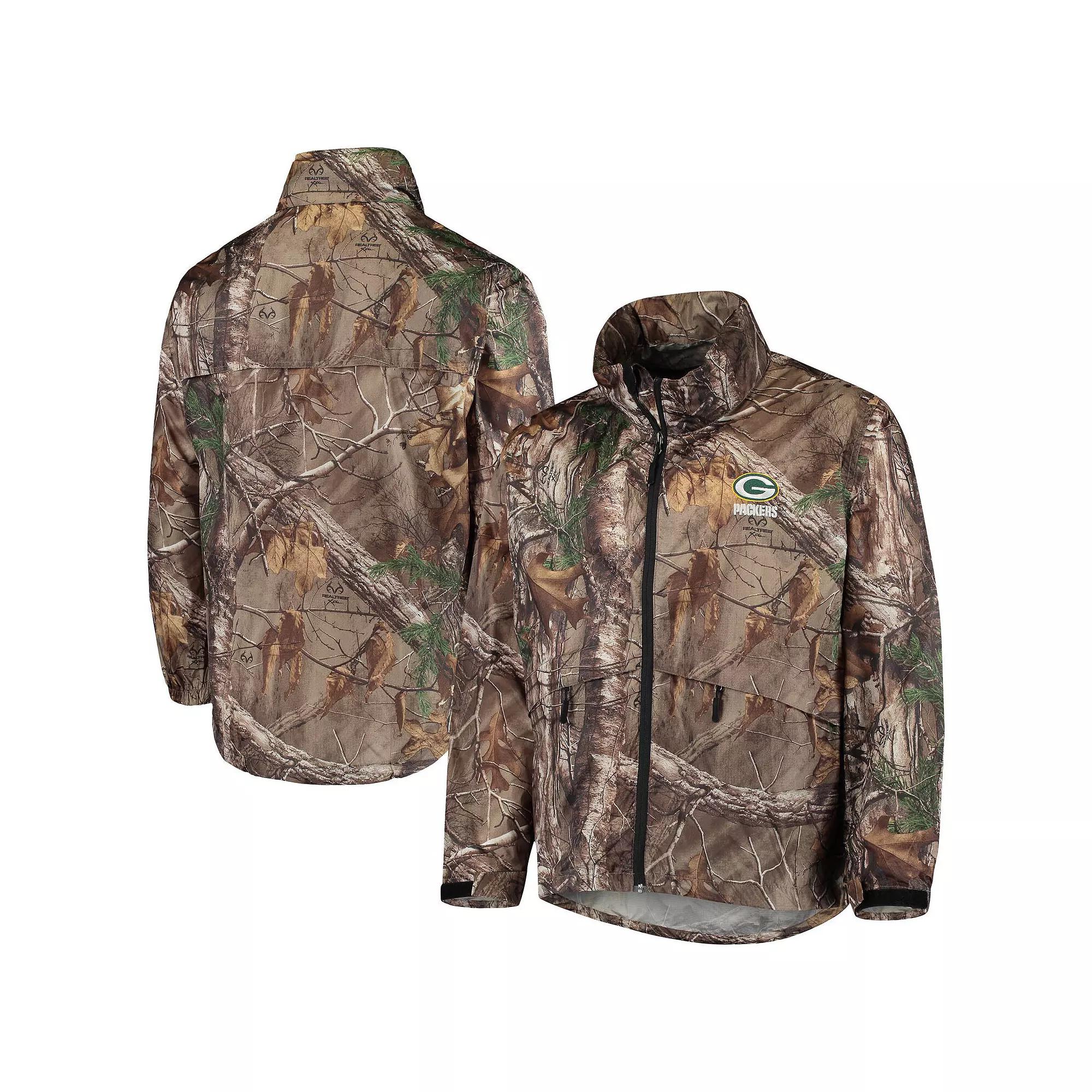 Men's Dunbrooke Realtree Camo Green Bay Packers Circle Sportsman Waterproof Packable Full-Zip Jacket, Size: Large Product Image