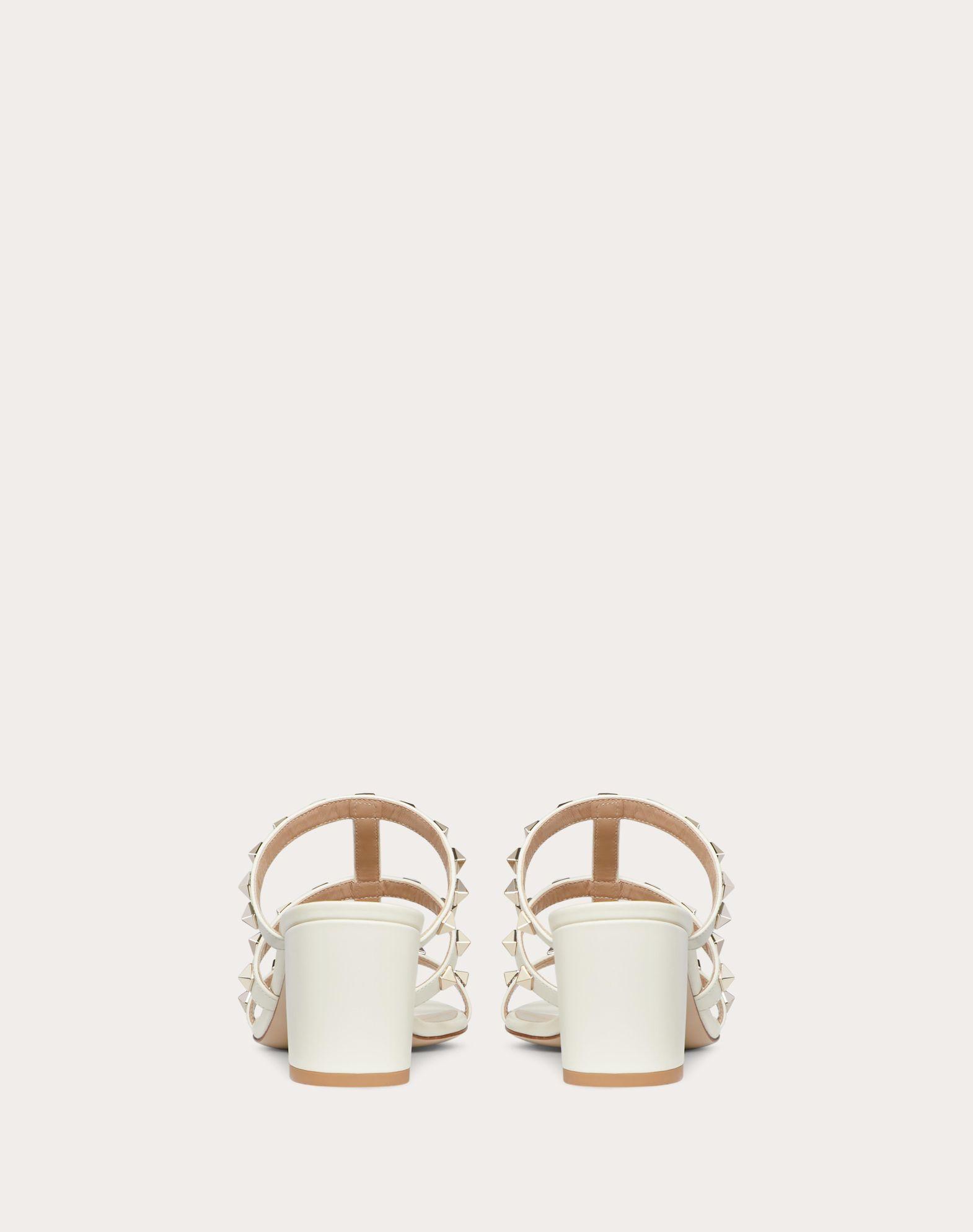 Rockstud Calfskin Leather Slide Sandal 60 Mm Product Image